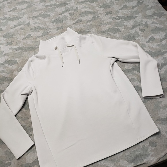 Spanx Sweatshirt Womens Large Gray Pullover Long Sleeve - Picture 2 of 10